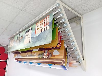 Instalace barevných látkových rolet pro školní družinu v Pardubicích