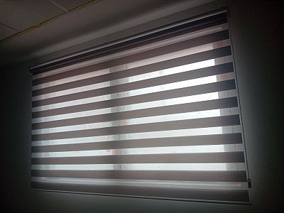 Instalace rolet den a noc a screenových rolet pro budovu Automatických mlýnů v Pardubicích