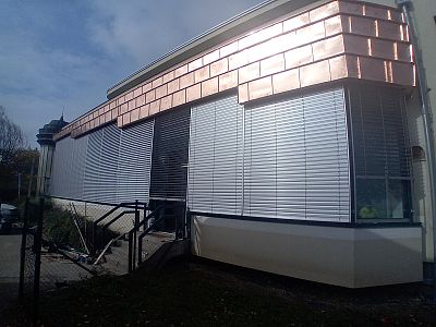 Montáž venkovních žaluzií pro domov důchodců v Pardubicích