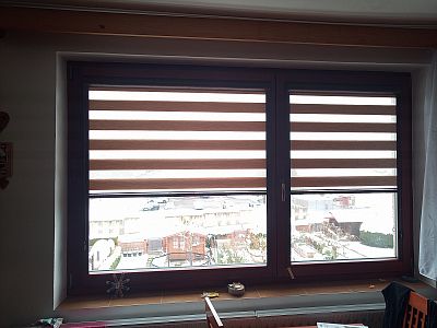 Realizace instalace rolet den a noc v Moravanech